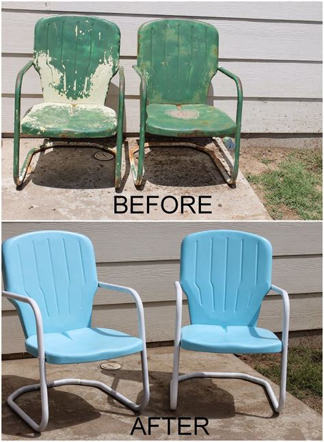 this old house metal furniture paint|paint for metal patio chairs.